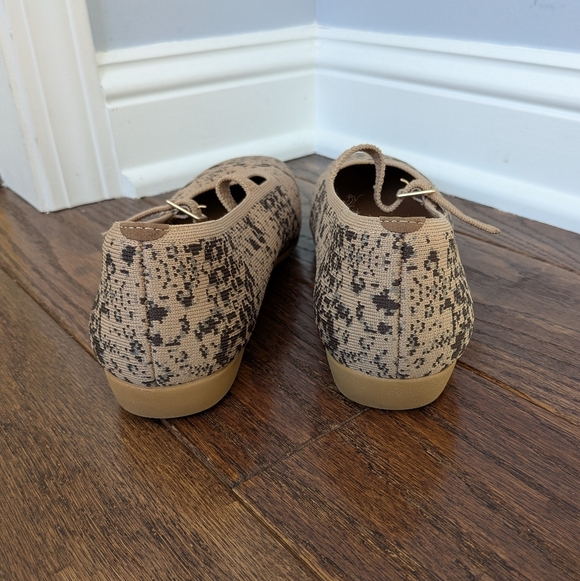 Vivaia Women's Square Toe Margot Mary Jane Ballet Flat Snakeskin Size 39.5 8.5 - Picture 5 of 9